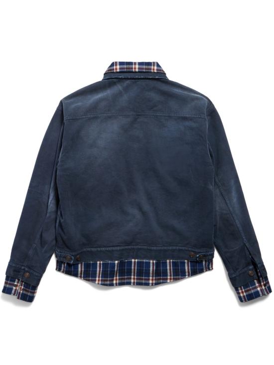 26SS 발렌시아가 패치드 셔츠 재킷 857174 TTW64 Blue - BALENCIAGA