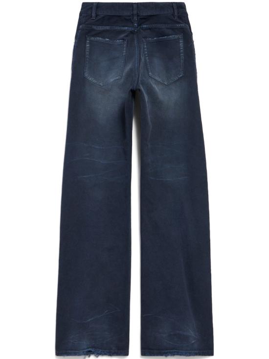 26SS 발렌시아가 커브드 Waist 팬츠 848019 TTW64 Blue - BALENCIAGA