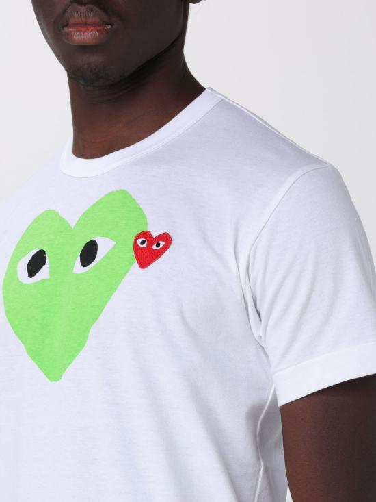 26SS 꼼데가르송 반팔 티셔츠 AXT106051 3 Green - COMME DES GARCONS