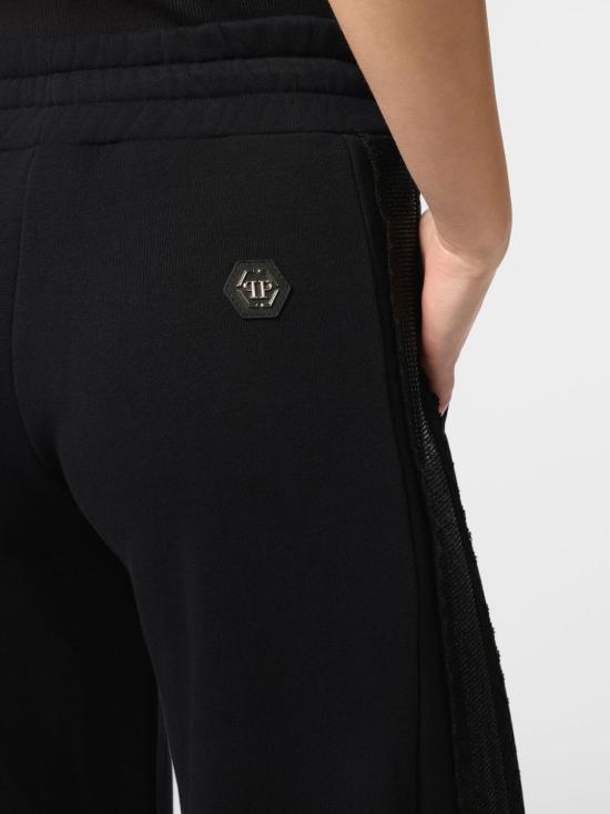 26SS 필립 플레인 스트레이트 팬츠 SAFCWJT2200PTE003N 02 Black - PHILIPP PLEIN