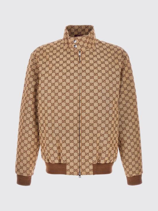 26SS 구찌 GG 캔버스 봄버 자켓 826575ZAF4S 2580 Camel - GUCCI