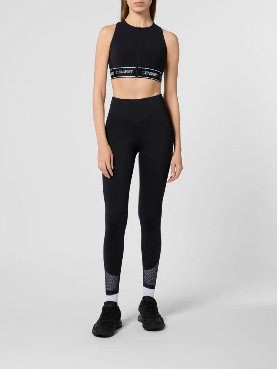 26SS 플레인스포츠 트레이닝 티셔츠 SAFCWJU0101STE003N 02 Black - PLEIN SPORT