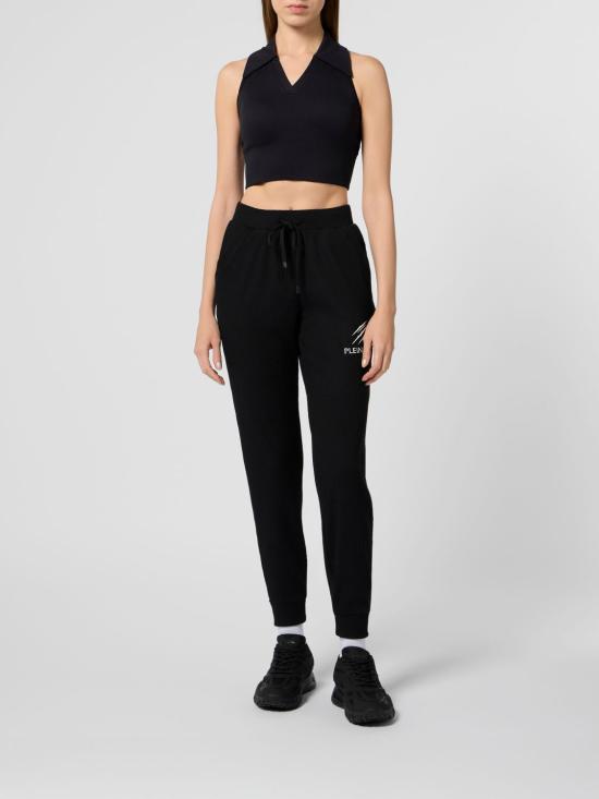 26SS 플레인스포츠 민소매 티셔츠 SAFCWTK3920STE003N 02 Black - PLEIN SPORT