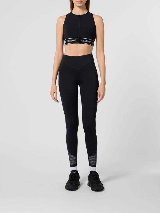 26SS 플레인스포츠 레깅스 SAFCWJT2243STE003N 02 Black - PLEIN SPORT