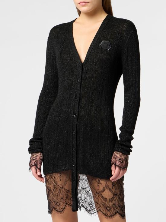 26SS 필립 플레인 숏 원피스 SAFCWKG0439PKN002N 02 Black - PHILIPP PLEIN