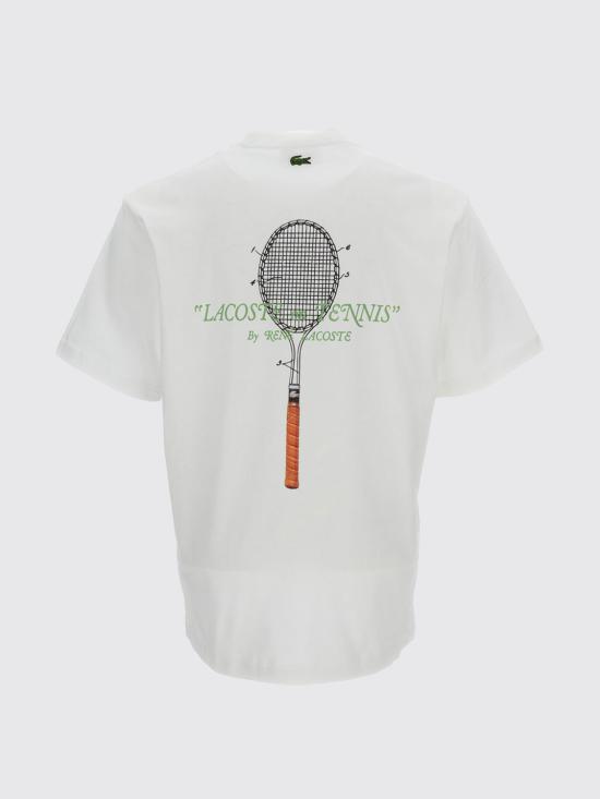 26SS 라코스테 반팔 티셔츠 TH1425 001 White - LACOSTE