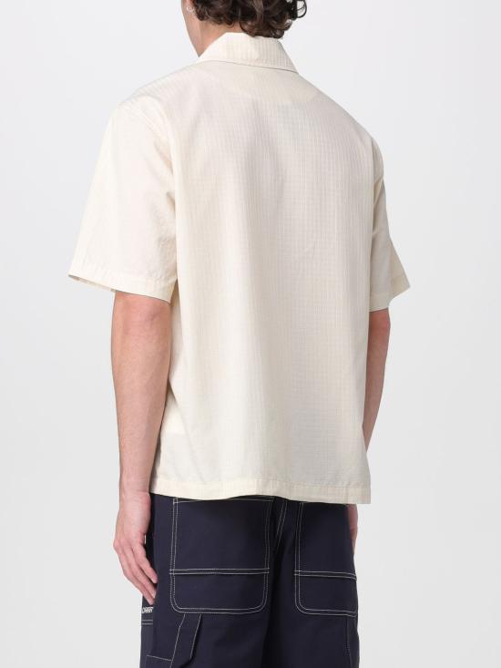 26SS 카레르 반팔 셔츠 BECK SHORT SLEEVE CHECKS SHIRT ECRU White - CARRER