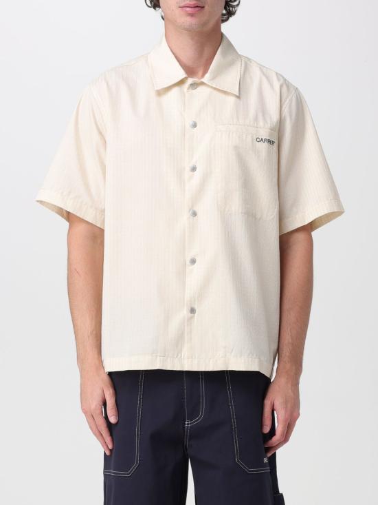 26SS 카레르 반팔 셔츠 BECK SHORT SLEEVE CHECKS SHIRT ECRU White