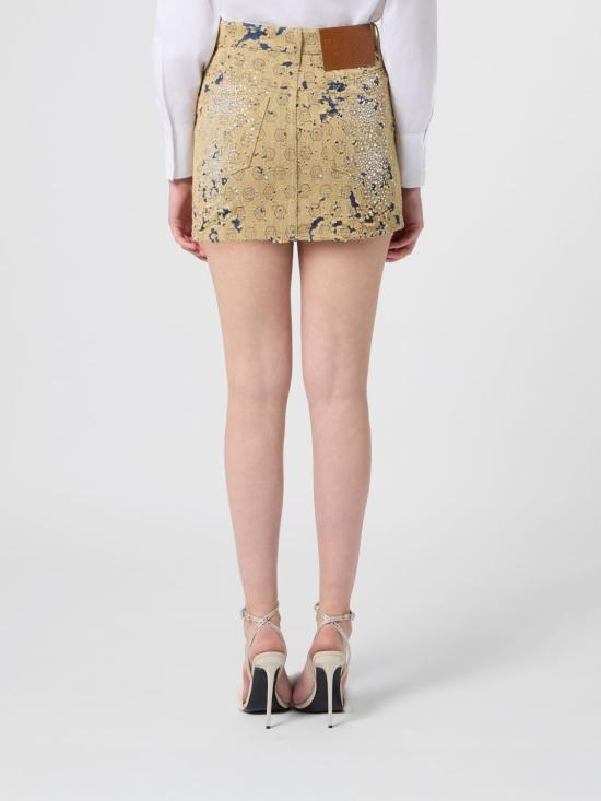 26SS 필립 플레인 숏 스커트 SAFCWDV0242PDE004N 06 Beige - PHILIPP PLEIN