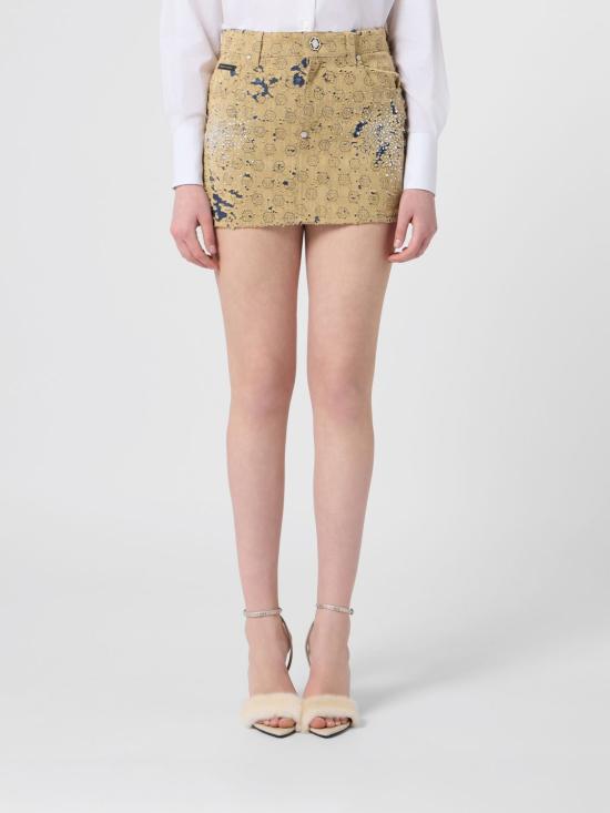 26SS 필립 플레인 숏 스커트 SAFCWDV0242PDE004N 06 Beige