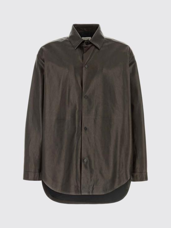 26SS 피어오브갓 긴팔 셔츠 FG9M50505LTH DARK Brown - FEAR OF GOD