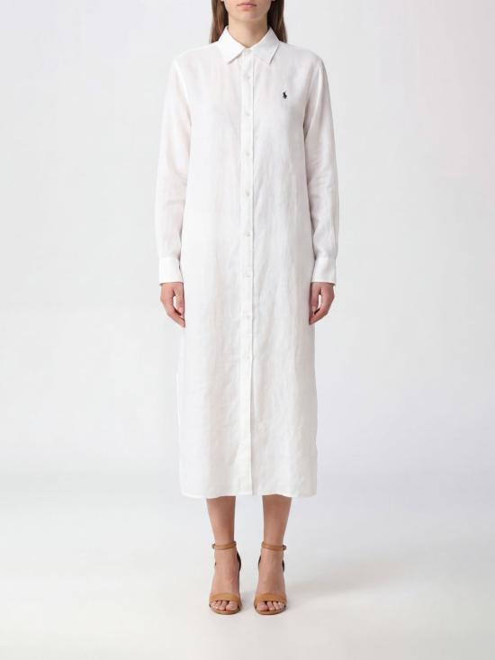 26SS 폴로 랄프로렌 롱 원피스 21564379 CREAM White
