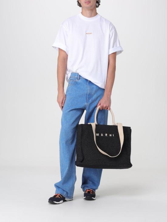 26SS 마르니 반팔 티셔츠 HUMU0223X6UTCZ57 00W01 White - MARNI