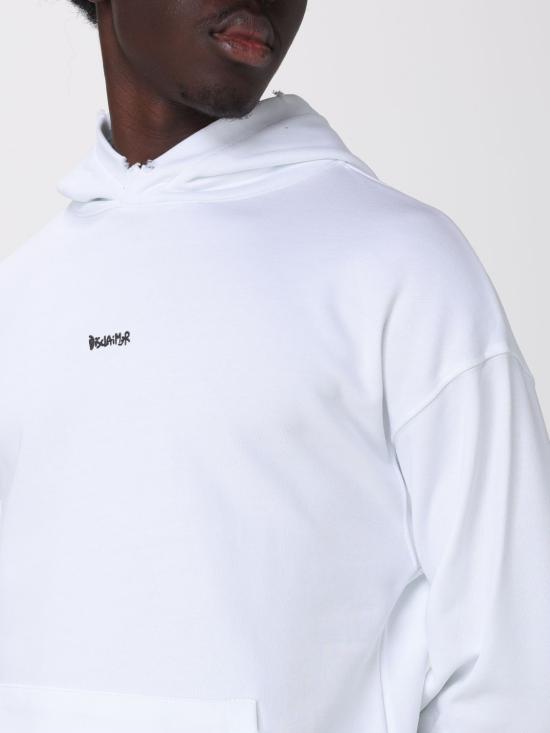 26SS 디스클레이머 후드 티셔츠 55408 BIANCO White - DISCLAIMER