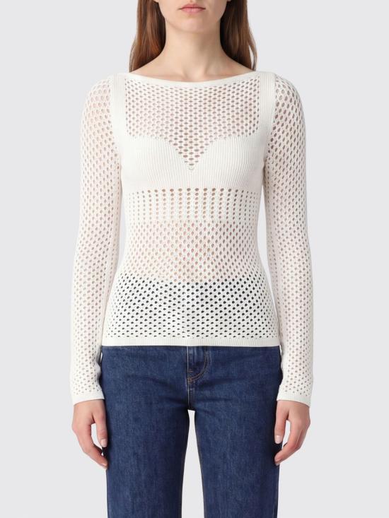 26SS 스포트막스 스웨터 2612361052600 001 White