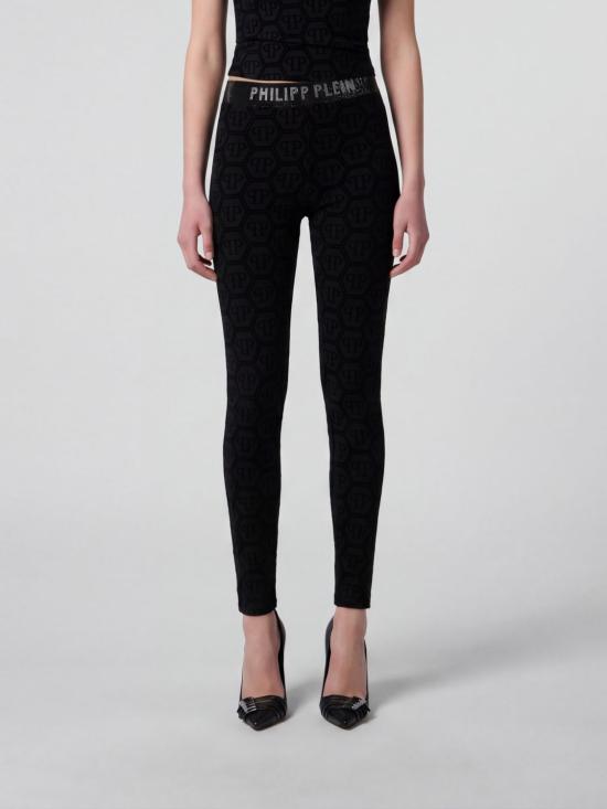 26SS 필립 플레인 레깅스 SAFCWJT2182PTE003N 02 Black
