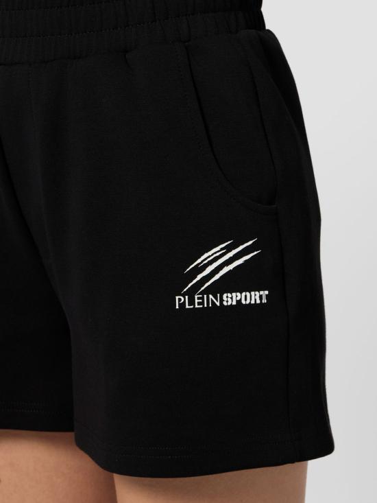 26SS 플레인스포츠 숏팬츠 SAFCWJT2214STE003N 02 Black - PLEIN SPORT
