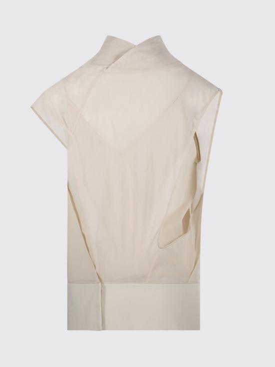 26SS 스포트막스 민소매 티셔츠 2612261023600 001 Ecru - SPORTMAX