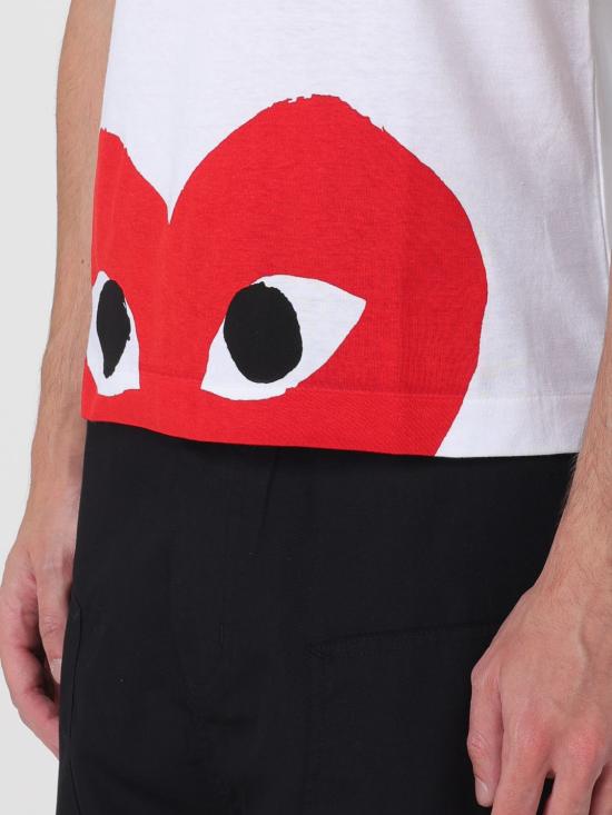 26SS 꼼데가르송 반팔 티셔츠 AXT034051 1 White - COMME DES GARCONS