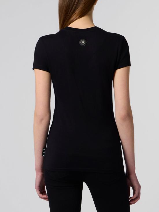 26SS 필립 플레인 반팔 티셔츠 SAFCWTK3817PJY002N 02 Black - PHILIPP PLEIN
