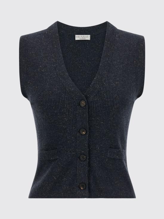26SS 브루넬로 쿠치넬리 베스트 M9A822216 C7186 Blue - BRUNELLO CUCINELLI