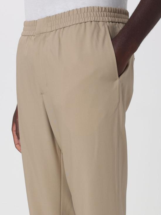 26SS 아미 울 엘라스티케이티드 웨이스트 트라우저 HTR226WV0194 A036 Beige - AMI