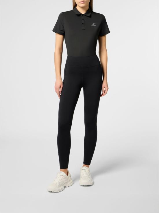 26SS 플레인스포츠 레깅스 SAFCWJT2238STE003N 02 Black - PLEIN SPORT