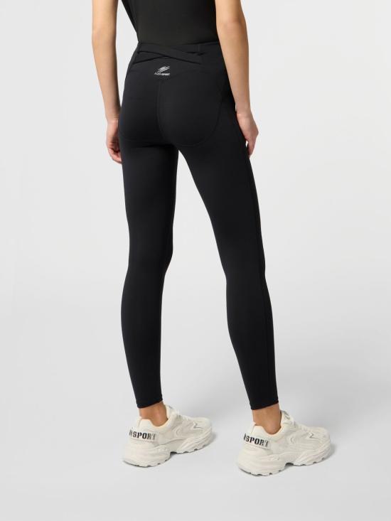 26SS 플레인스포츠 레깅스 SAFCWJT2238STE003N 02 Black - PLEIN SPORT