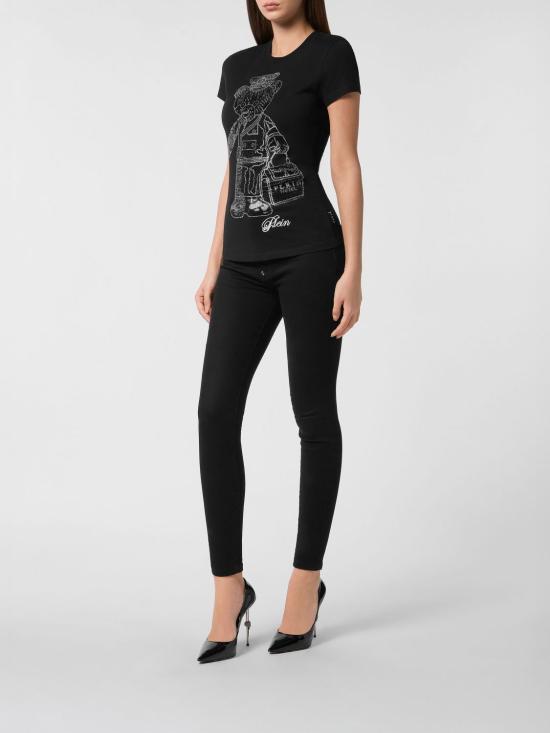 26SS 필립 플레인 반팔 티셔츠 FAECWTK3728PTE004N 02 Black - PHILIPP PLEIN