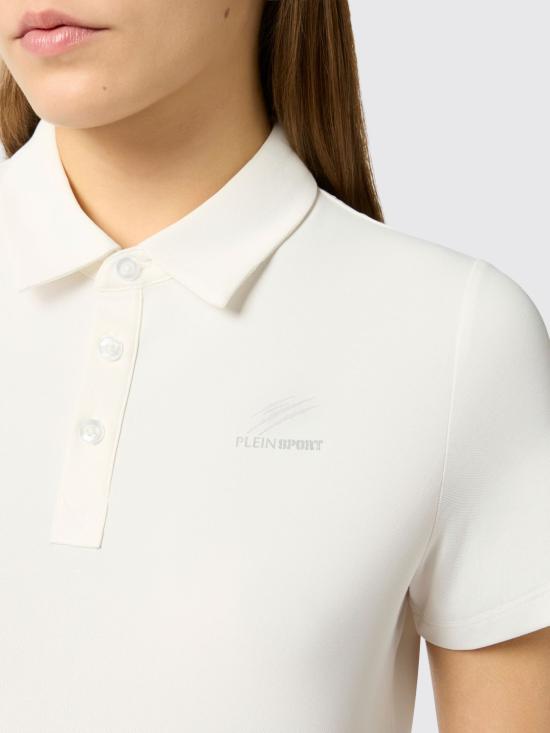 26SS 플레인스포츠 폴로 티셔츠 SAFCWTK3923STE003N 01 White - PLEIN SPORT