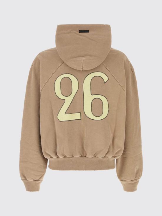 26SS 피어오브갓 후드 티셔츠 FG9M129936BHF DUNEPEARL Camel - FEAR OF GOD