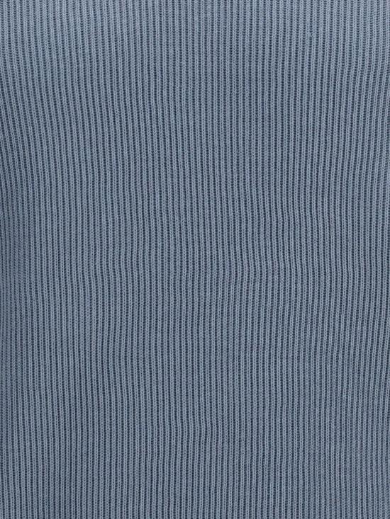 26SS 브루넬로 쿠치넬리 잉글리시 립 코튼 니트 폴로셔츠 M29400015 CB869 Lead - BRUNELLO CUCINELLI