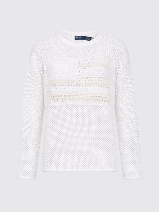 26SS 폴로 랄프로렌 스웨터 211A12726 001 White - POLO RALPH LAUREN