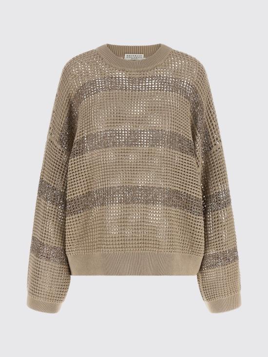 26SS 브루넬로 쿠치넬리 스웨터 M58772810 CKH72 Grey - BRUNELLO CUCINELLI
