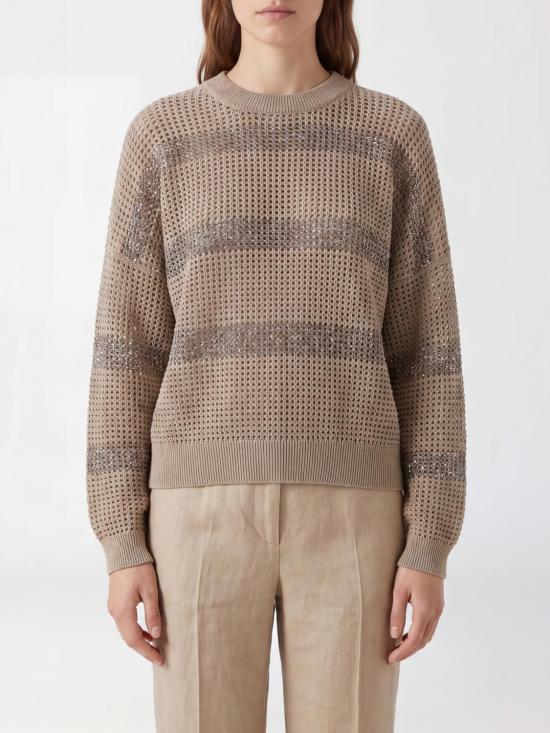 26SS 브루넬로 쿠치넬리 스웨터 M58772810 CKH72 Grey