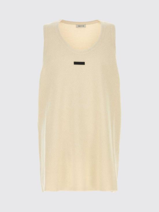26SS 피어오브갓 반팔 티셔츠 FG9M20212DKMS Cream - FEAR OF GOD