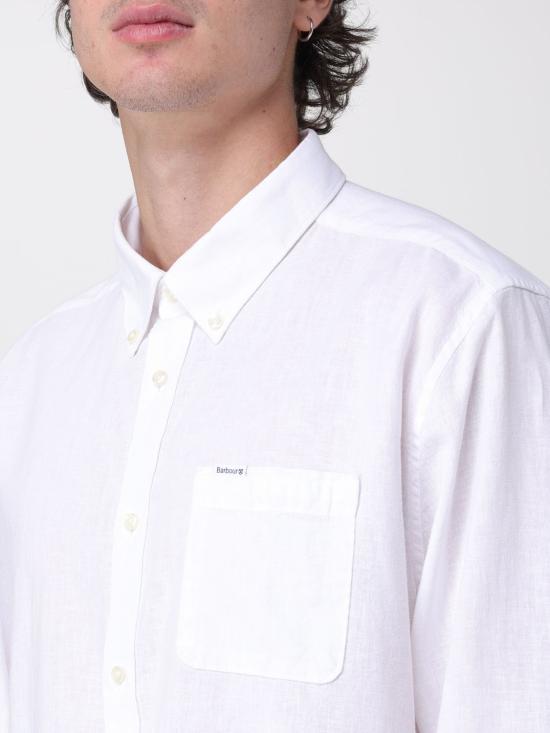 26SS 바버 긴팔 셔츠 MSH5090 WH11 White - BARBOUR