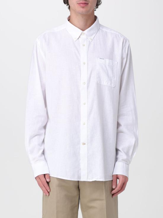 26SS 바버 긴팔 셔츠 MSH5090 WH11 White