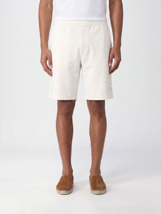 26SS 브루넬로 쿠치넬리 코튼 인터록 버뮤다 팬츠 ML8243390T CTA36 Yellow Cream