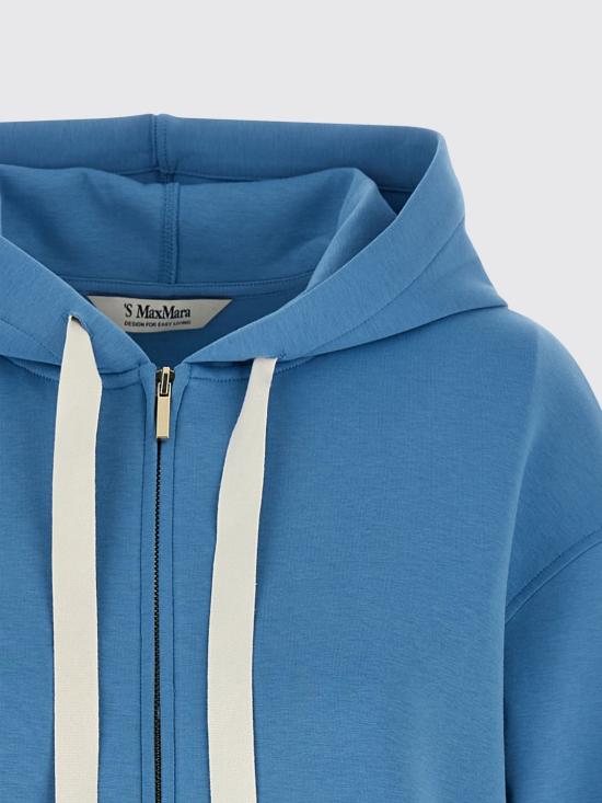 26SS 에스막스마라 후드 티셔츠 2619921013600 004 Gnawed Blue - 'S MAX MARA