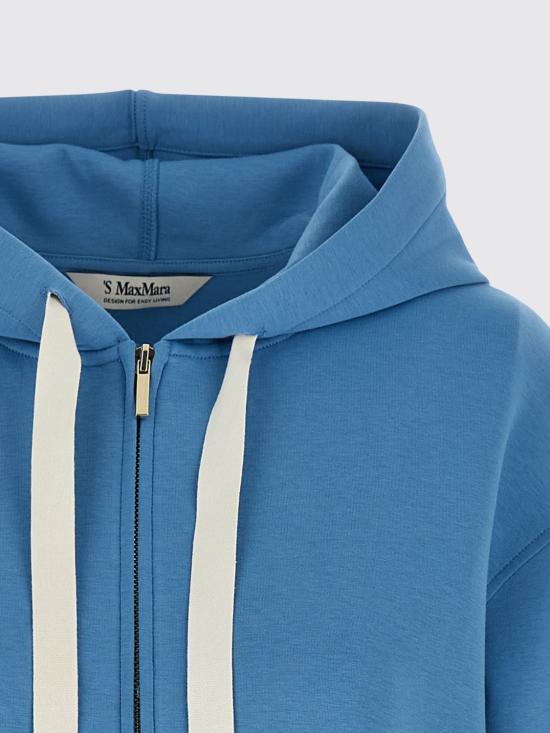26SS 막스마라 후드 티셔츠 2619921013600 004 Blue - MAX MARA