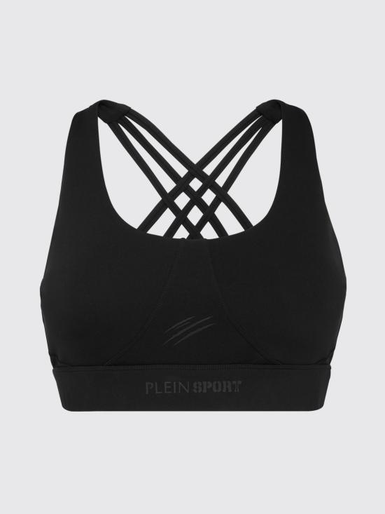 26SS 플레인스포츠 트레이닝 티셔츠 FAECWJU0091STE003N 02 Black - PLEIN SPORT