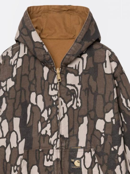 26SS 칼하트 WIP OG 액티브 캔버스 자켓 I036412 3GK02 Brown - CARHARTT WIP