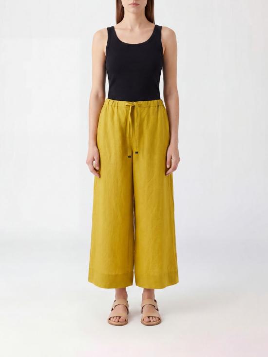 26SS 막스마라 스트레이트 팬츠 2619131073600 002 Yellow