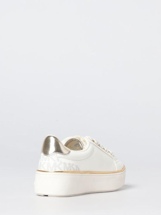 26SS [키즈] 마이클 코어스 스니커즈 MK039121 01 White - MICHAEL KORS