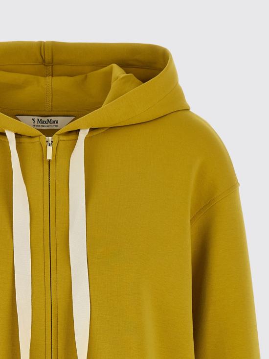 26SS 막스마라 후드 티셔츠 2619921013600 005 Yellow - MAX MARA
