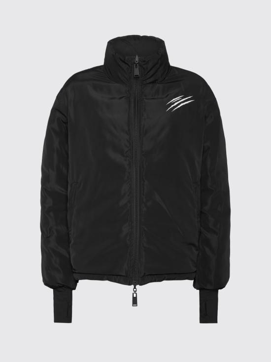 26SS 플레인스포츠 숏패딩 FAECWRB1530STE003N 02 Black - PLEIN SPORT