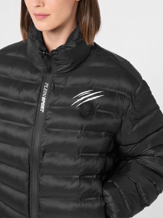 26SS 플레인스포츠 숏패딩 FAECWRB1530STE003N 02 Black - PLEIN SPORT