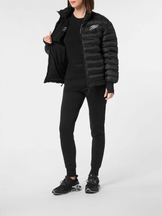 26SS 플레인스포츠 숏패딩 FAECWRB1530STE003N 02 Black - PLEIN SPORT