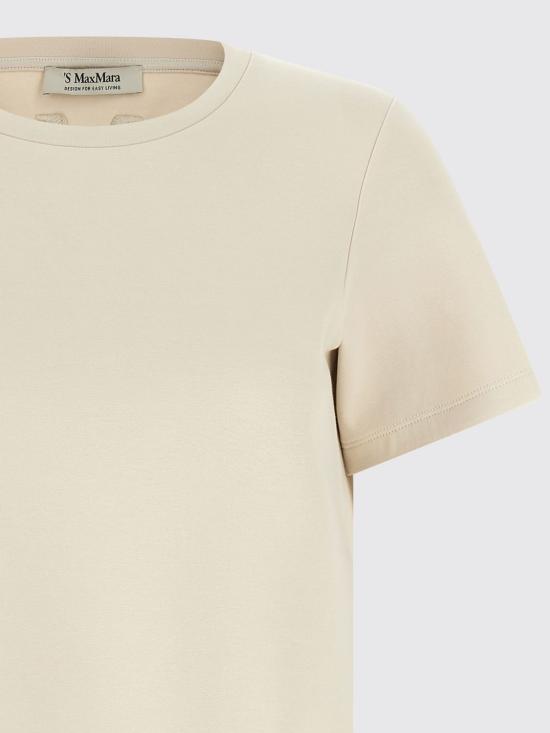 26SS 에스막스마라 반팔 티셔츠 2619971023600 009 Beige - 'S MAX MARA